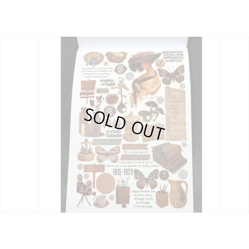 画像7: 50シート❕大きな和紙シール帳＊レッド・Neon＊海外製