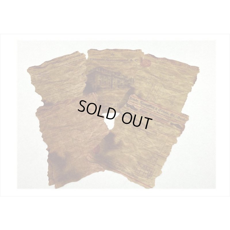 画像5: 焼け焦げペーパー＊チケット＊ペーパーセット＊30枚＊海外製