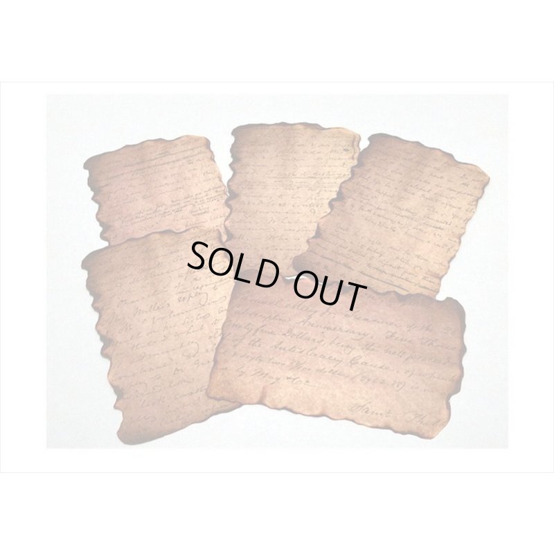 画像4: 焼け焦げペーパー＊レター＊ペーパーセット＊30枚＊海外製