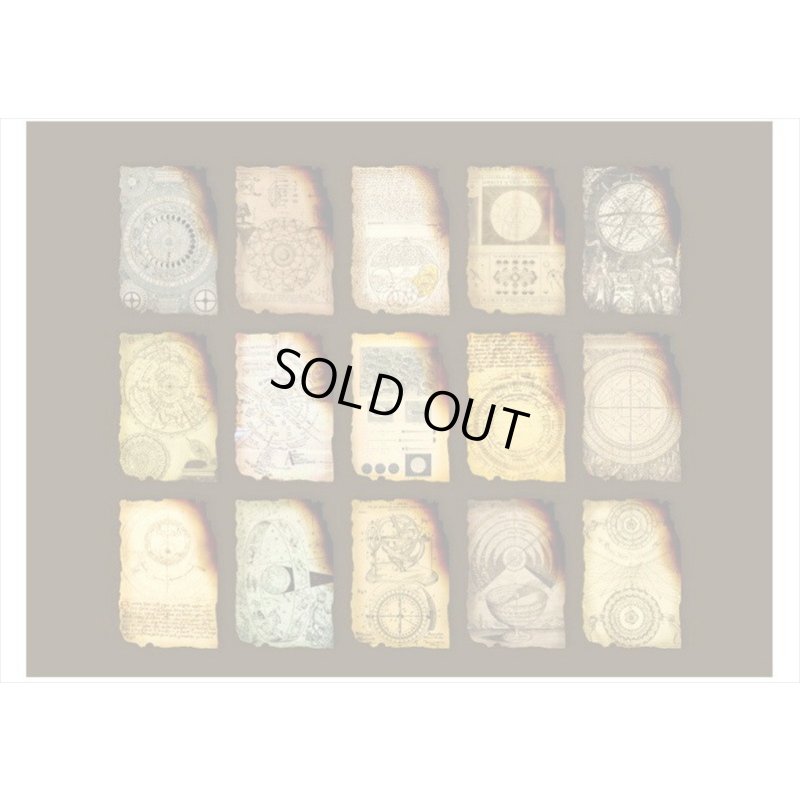 画像7: 焼け焦げペーパー＊天文学研究所＊ペーパーセット＊30枚＊海外製