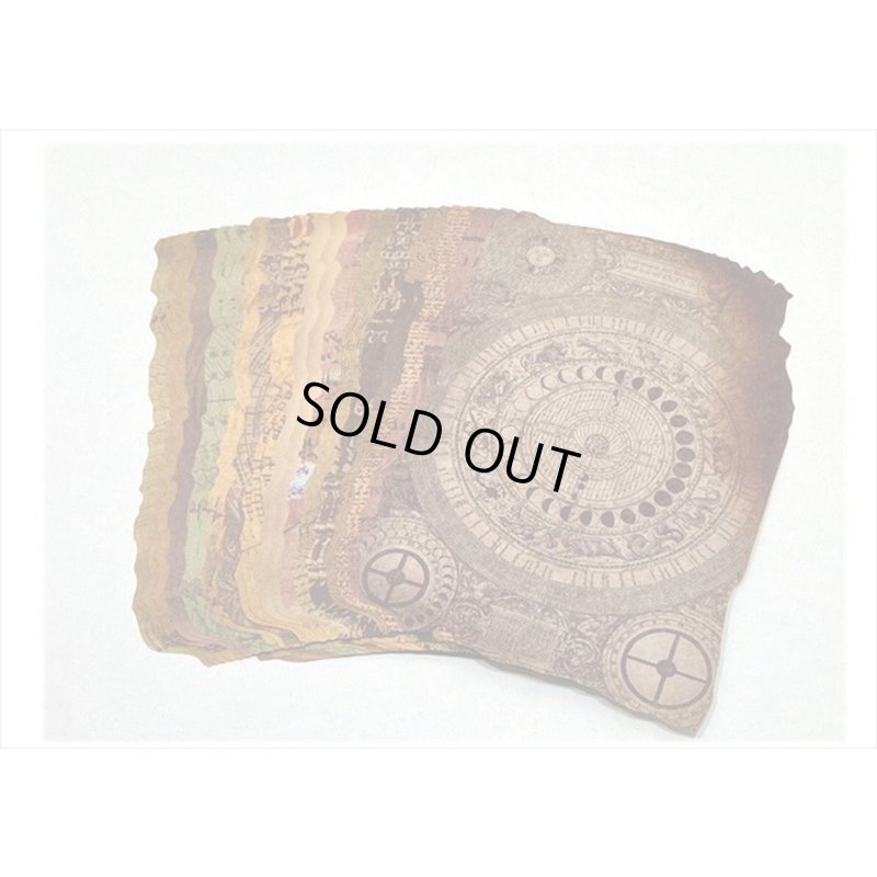 画像3: 焼け焦げペーパー＊天文学研究所＊ペーパーセット＊30枚＊海外製