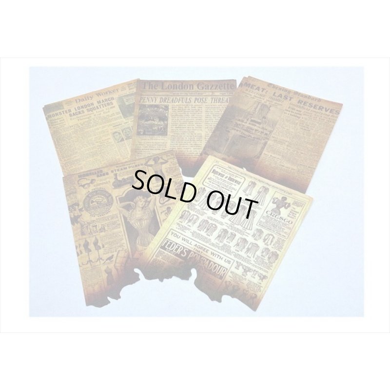 画像6: 焼け焦げペーパー＊モダン＊ペーパーセット＊30枚＊海外製