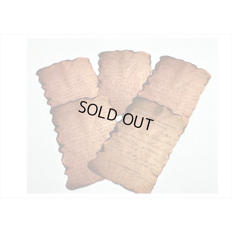 画像5: 焼け焦げペーパー＊レター＊ペーパーセット＊30枚＊海外製