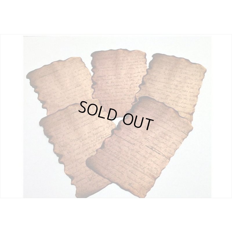 画像6: 焼け焦げペーパー＊レター＊ペーパーセット＊30枚＊海外製