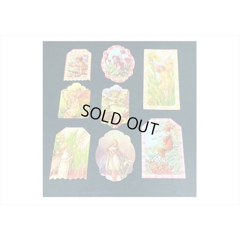 画像6: ドライフラワーを添えて🌸花の妖精＊タグ＆和紙シール＊30 点セット＊海外製