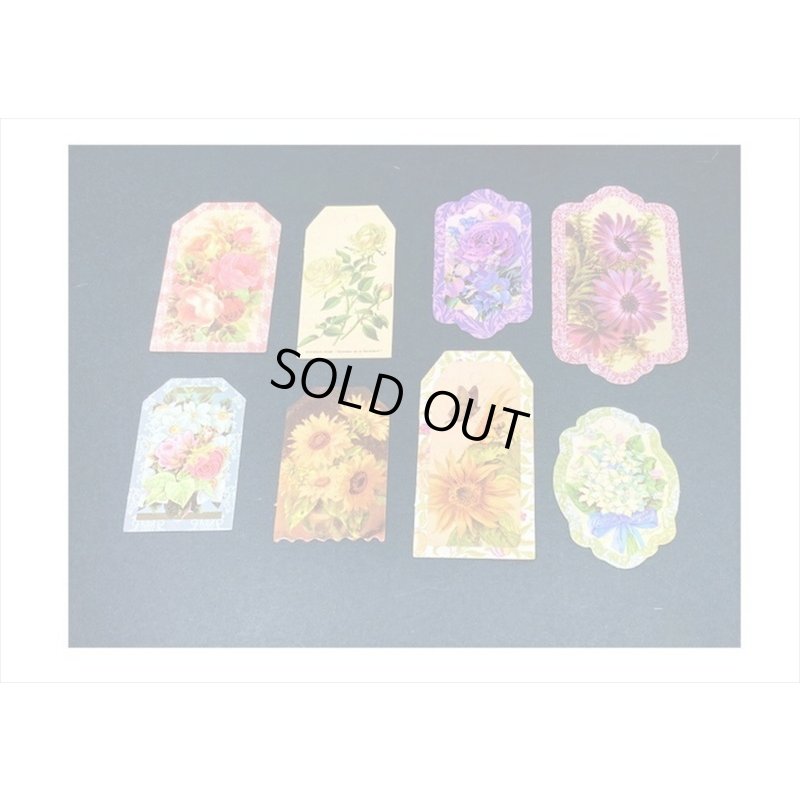 画像6: ドライフラワーを添えて🌸フラワー＊タグ＆和紙シール＊30 点セット＊海外製