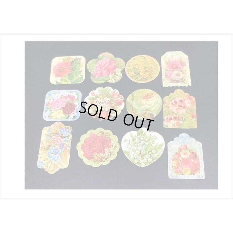 画像7: ドライフラワーを添えて🌸フラワー＊タグ＆和紙シール＊30 点セット＊海外製