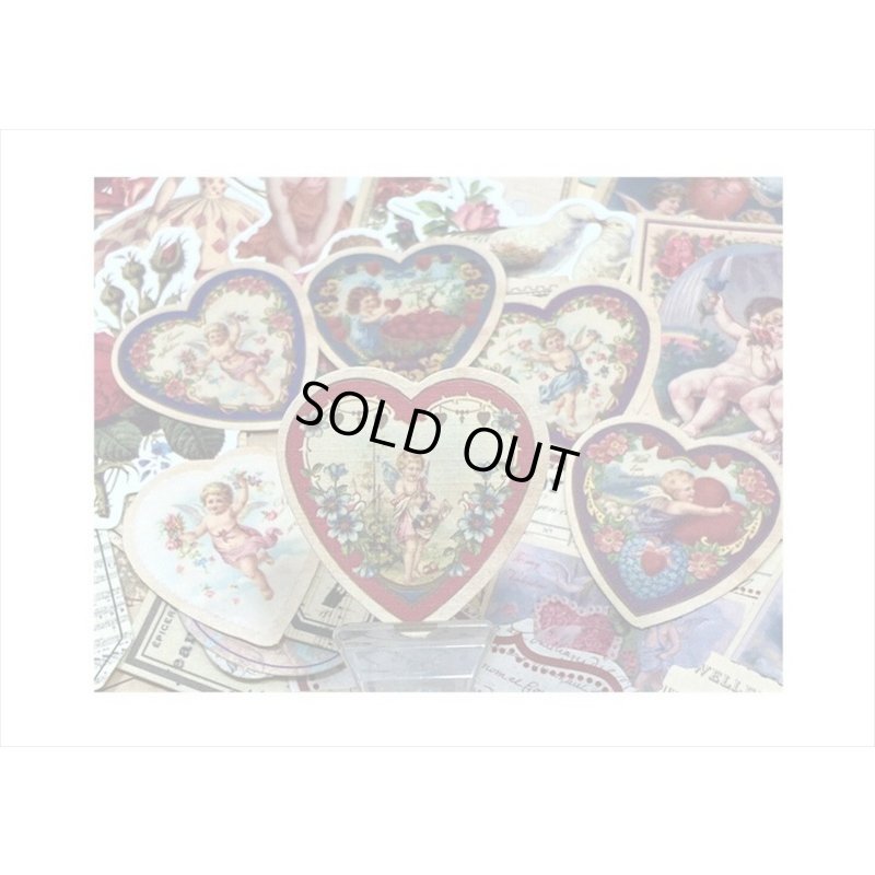 画像3: ヴィクトリア風＆英文【C】＊台紙も使えるペーパーセット＊約100枚＊海外製