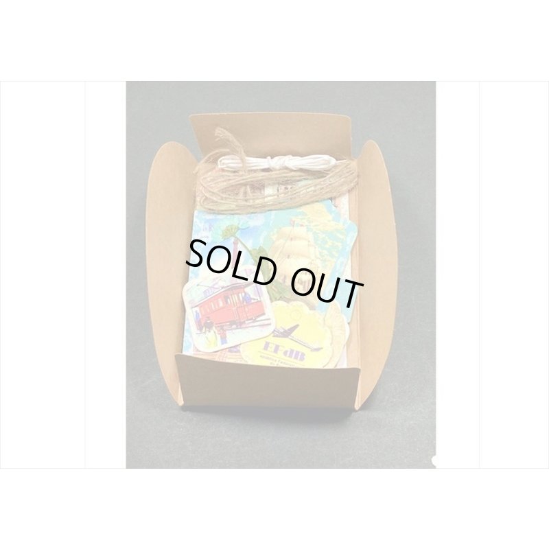 画像3: ドライフラワーを添えて🌸世界旅行＊タグ＆和紙シール＊30点セット＊海外製