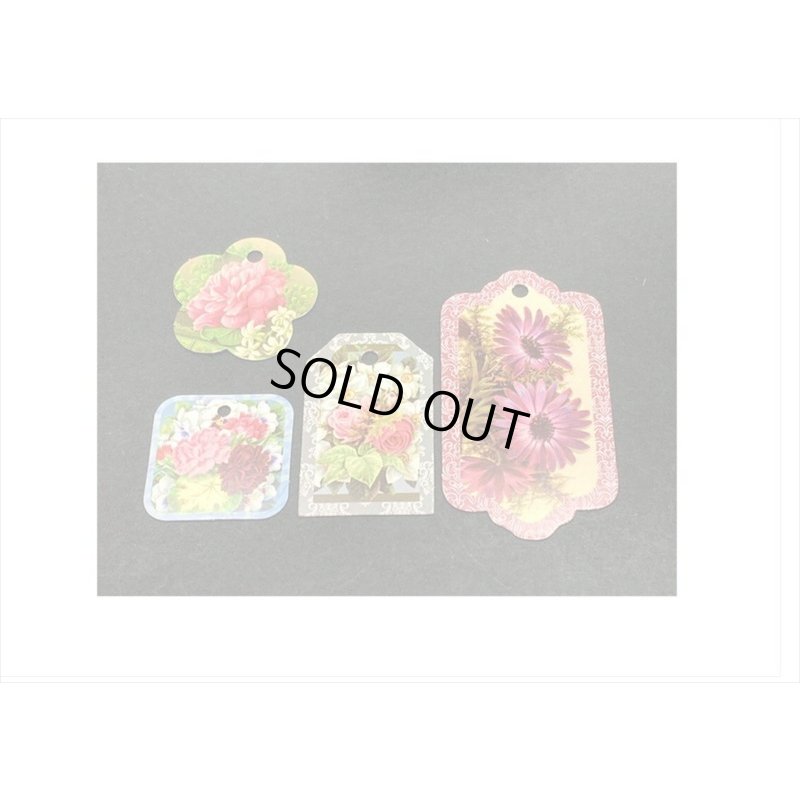 画像8: ドライフラワーを添えて🌸フラワー＊タグ＆和紙シール＊30 点セット＊海外製