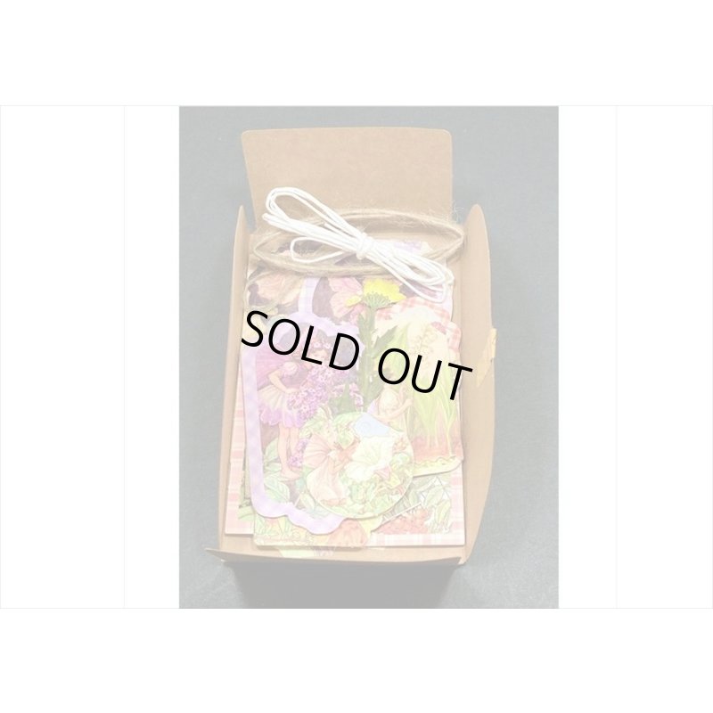 画像3: ドライフラワーを添えて🌸花の妖精＊タグ＆和紙シール＊30 点セット＊海外製