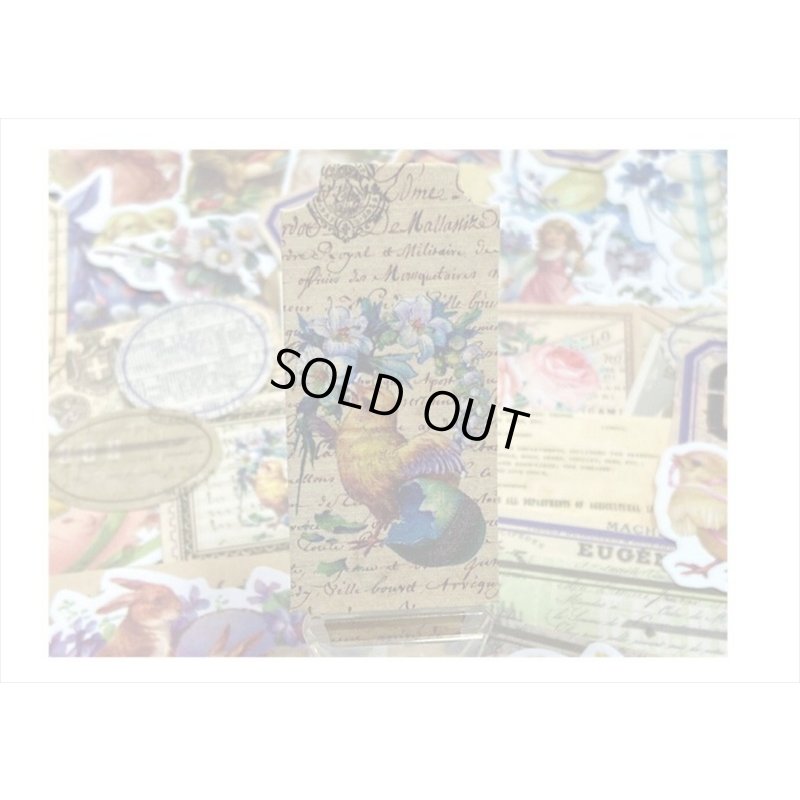 画像3: ヴィクトリア風＆英文【A】＊台紙も使えるペーパーセット＊約100枚＊海外製