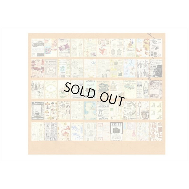 画像7: レトロアイテム＊ミニサイズ＊柄違い＊和紙シール＊50枚＊海外製