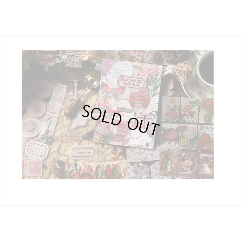 画像12: 防水PETシール帳＊ガーデン＊ダイカット＊20シート＊海外製