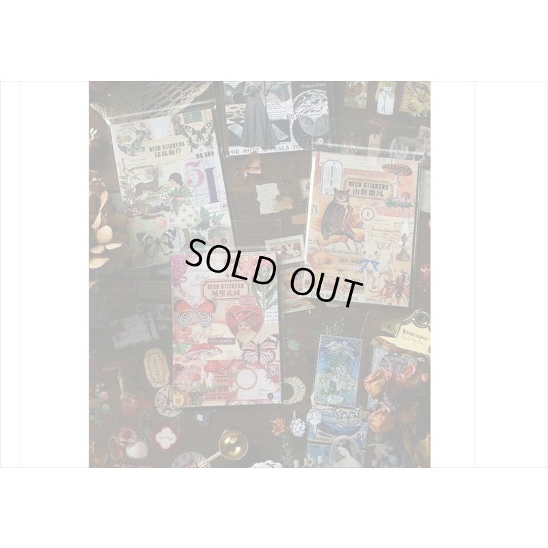 画像14: 防水PETシール帳＊ガーデン＊ダイカット＊20シート＊海外製