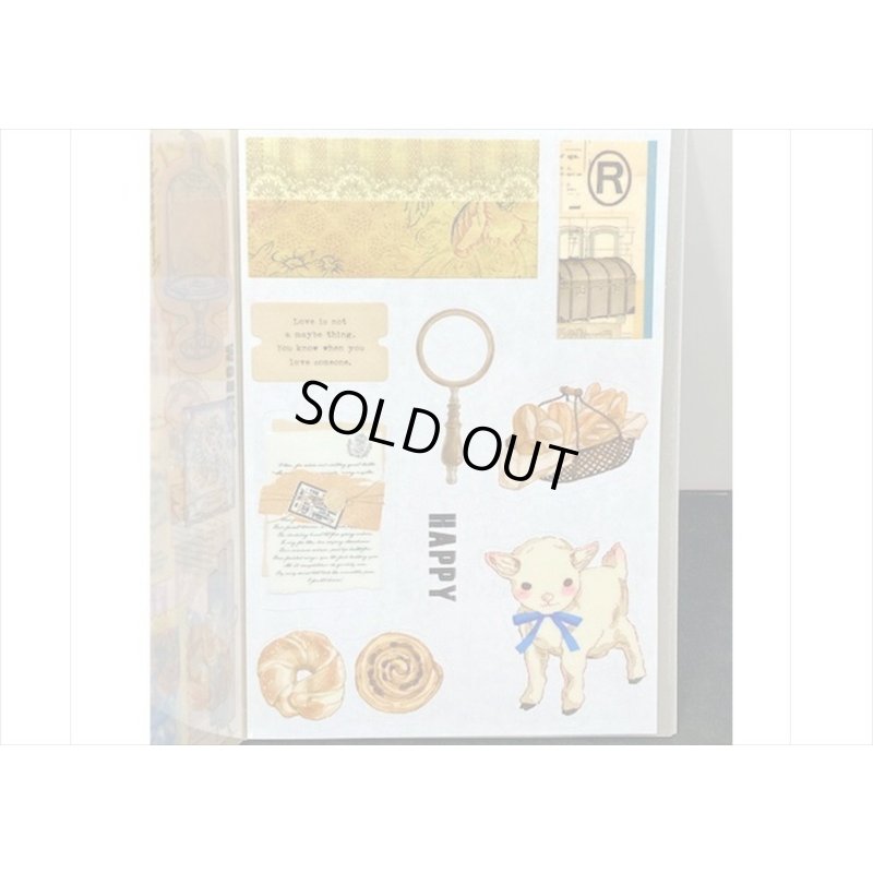 画像10: 防水PETシール帳＊山のそよ風＊ダイカット＊20シート＊海外製