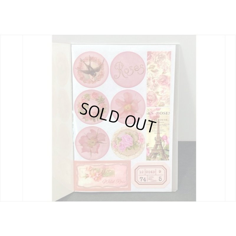 画像3: 防水PETシール帳＊ガーデン＊ダイカット＊20シート＊海外製