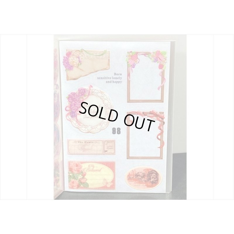 画像10: 防水PETシール帳＊ガーデン＊ダイカット＊20シート＊海外製