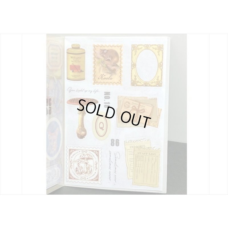 画像4: 防水PETシール帳＊山のそよ風＊ダイカット＊20シート＊海外製