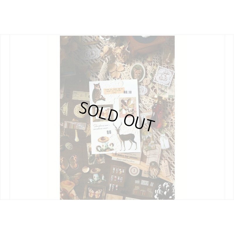 画像17: 防水PETシール帳＊山のそよ風＊ダイカット＊20シート＊海外製