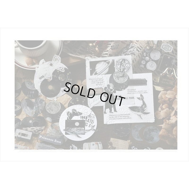 画像15: 防水PETシール帳＊宇宙＊ダイカット＊20シート＊海外製