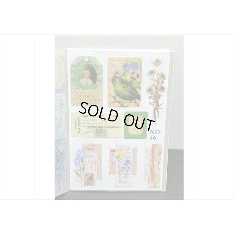 画像3: 防水PETシール帳＊グリーンアイランド＊ダイカット＊20シート＊海外製