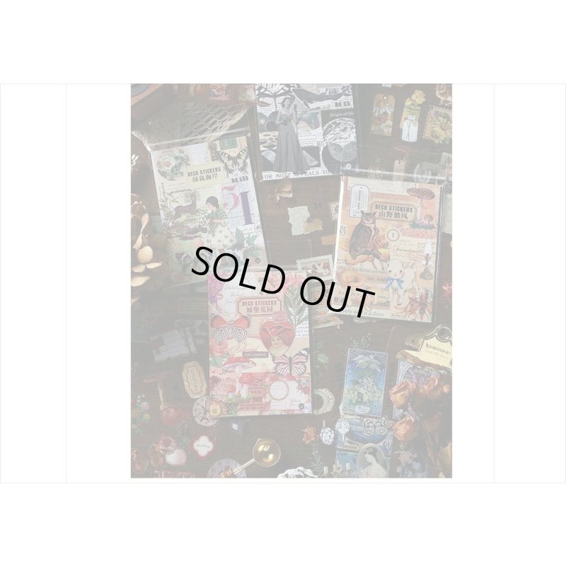 画像19: 防水PETシール帳＊山のそよ風＊ダイカット＊20シート＊海外製