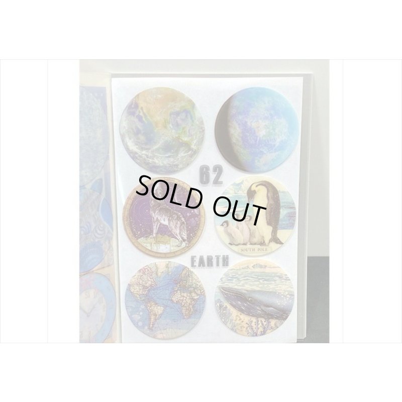 画像4: 防水PETシール帳＊グリーンアイランド＊ダイカット＊20シート＊海外製