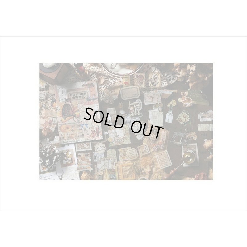 画像16: 防水PETシール帳＊山のそよ風＊ダイカット＊20シート＊海外製