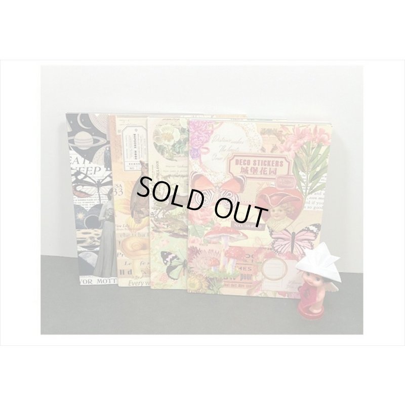 画像20: 防水PETシール帳＊宇宙＊ダイカット＊20シート＊海外製