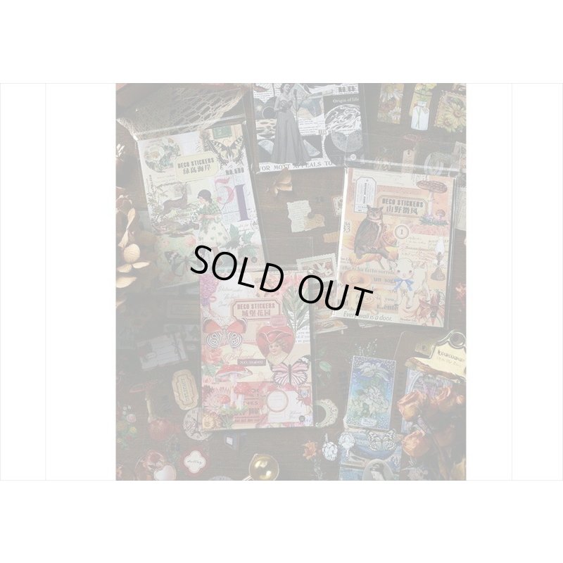 画像18: 防水PETシール帳＊ガーデン＊ダイカット＊20シート＊海外製