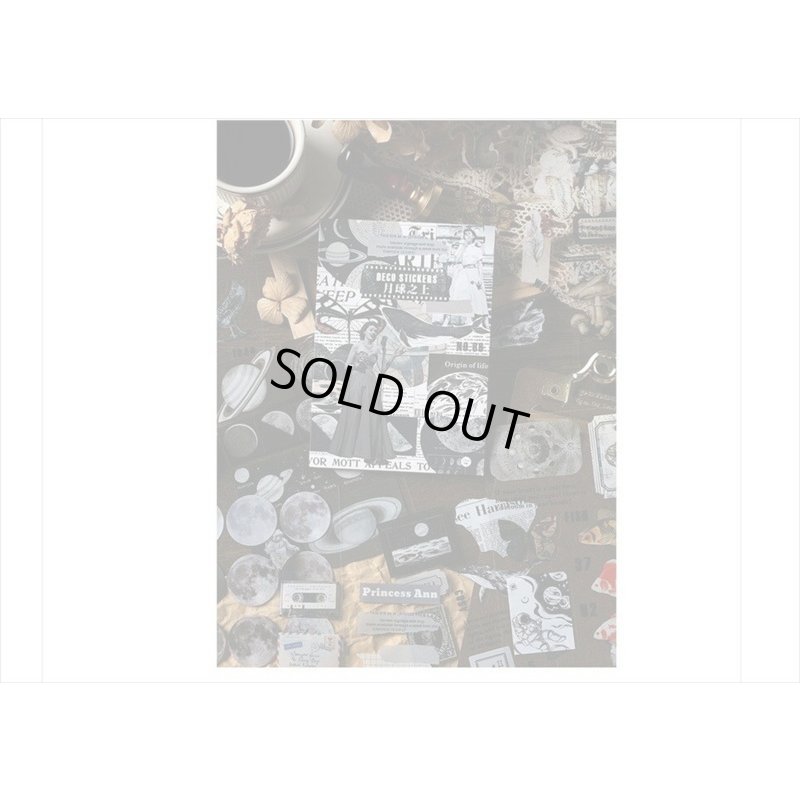 画像14: 防水PETシール帳＊宇宙＊ダイカット＊20シート＊海外製