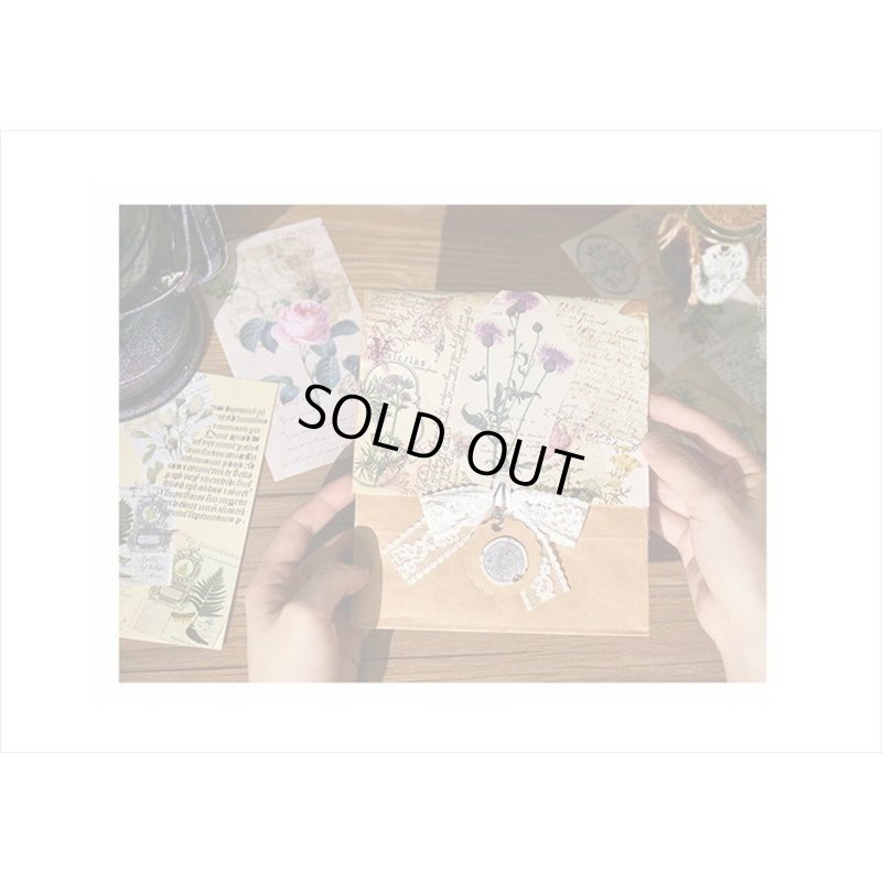 画像10: 素材集＊植物＊ペーパーセット＊60枚＊海外製