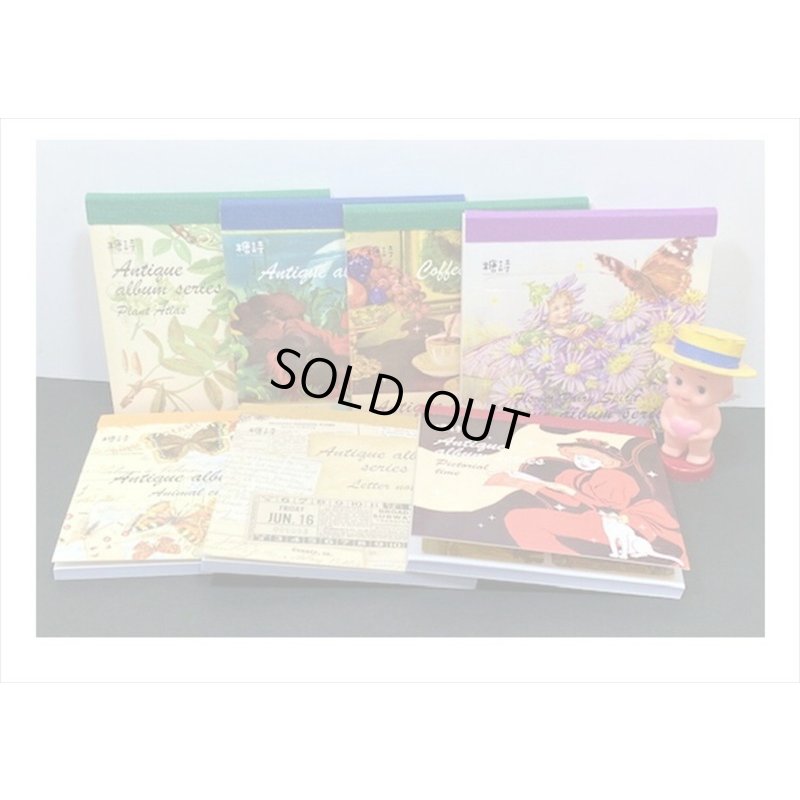 画像20: 箔押し☆和紙シール帳＊アニマル＊カット入り＊柄違い＊20シート＊海外製