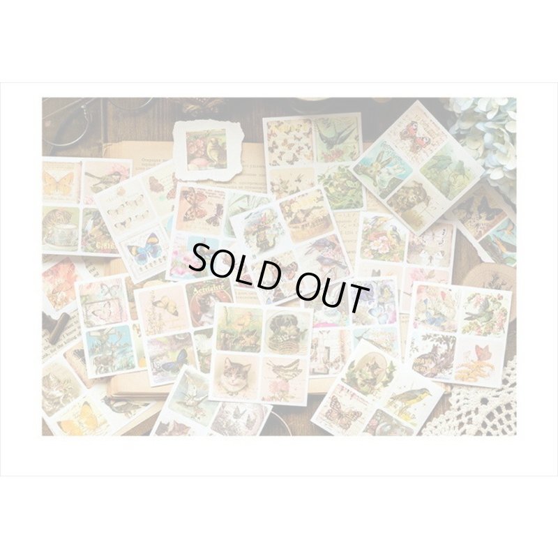 画像16: 箔押し☆和紙シール帳＊アニマル＊カット入り＊柄違い＊20シート＊海外製