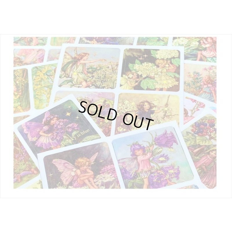 画像5: 箔押し☆和紙シール帳＊花の妖精＊カット入り＊柄違い＊20シート＊海外製
