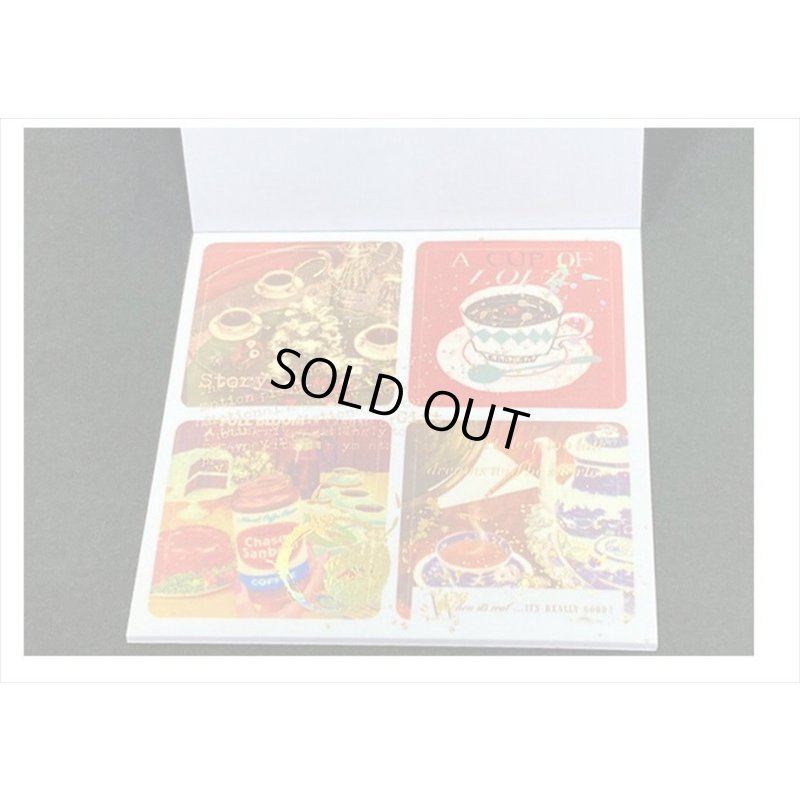 画像8: 箔押し☆和紙シール帳＊コーヒー＊カット入り＊柄違い＊20シート＊海外製