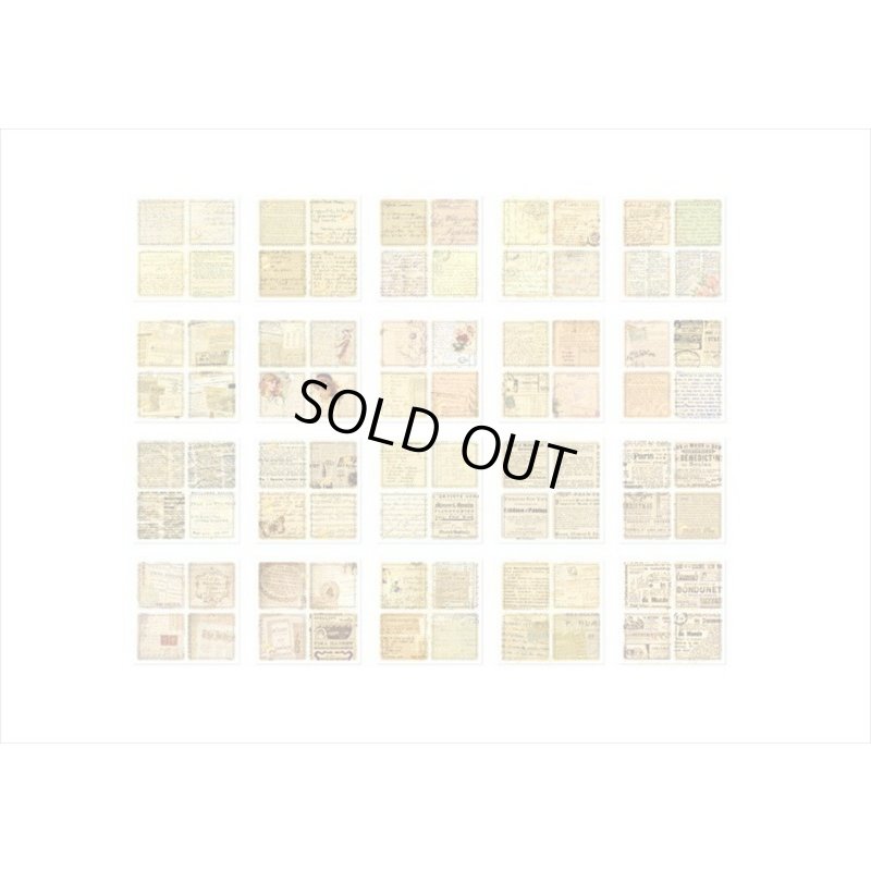 画像12: 箔押し☆和紙シール帳＊レター＊カット入り＊柄違い＊20シート＊海外製