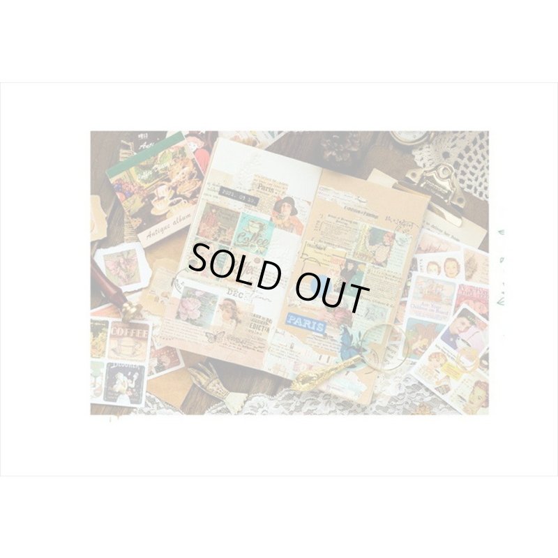 画像17: 箔押し☆和紙シール帳＊レター＊カット入り＊柄違い＊20シート＊海外製