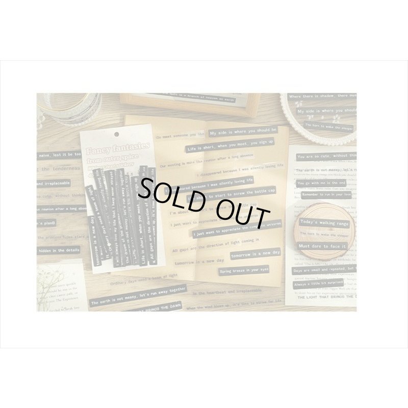 画像7: 2種＊一行英文＊ステッカー＊行間＊40枚＊海外製