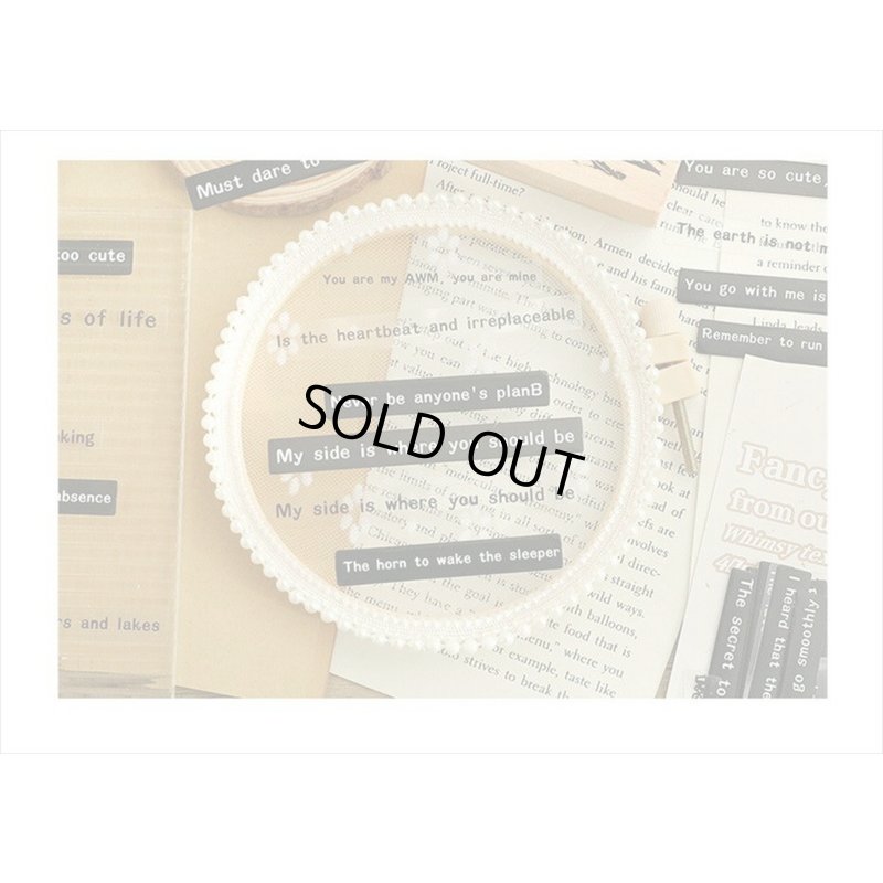 画像13: 2種＊一行英文＊ステッカー＊行間＊40枚＊海外製