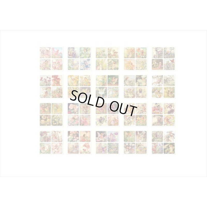 画像12: 箔押し☆和紙シール帳＊花の妖精＊カット入り＊柄違い＊20シート＊海外製