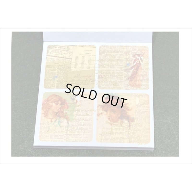 画像10: 箔押し☆和紙シール帳＊レター＊カット入り＊柄違い＊20シート＊海外製