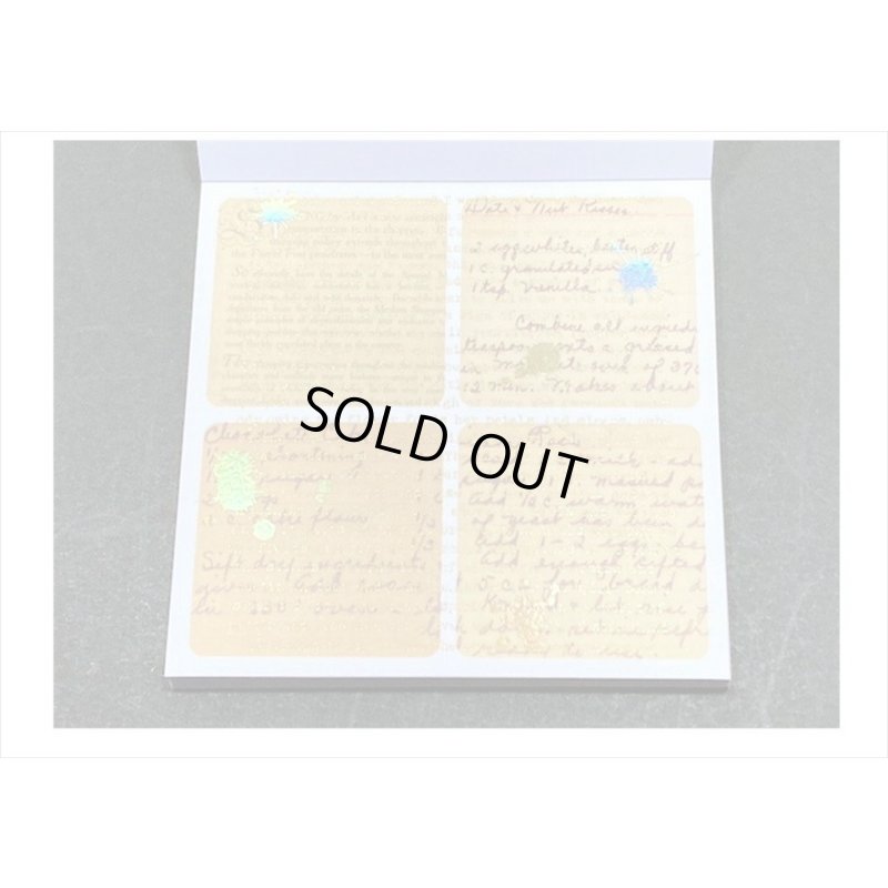 画像7: 箔押し☆和紙シール帳＊レター＊カット入り＊柄違い＊20シート＊海外製