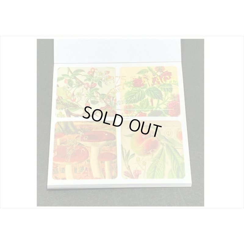 画像10: 箔押し☆和紙シール帳＊植物＊カット入り＊柄違い＊20シート＊海外製