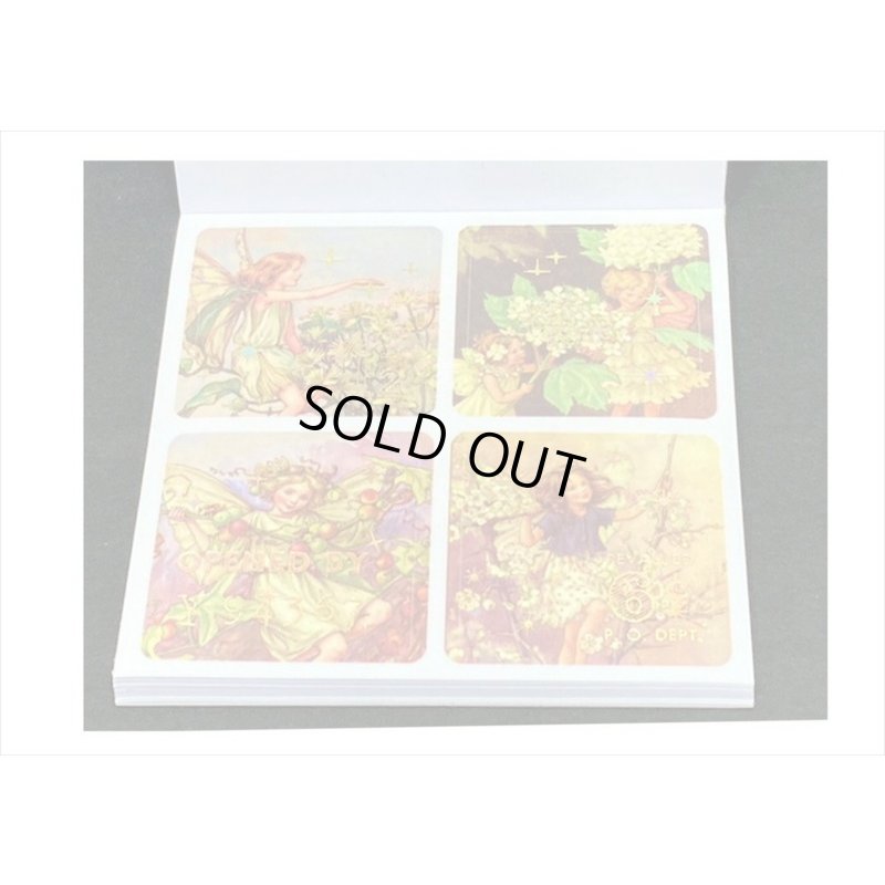 画像8: 箔押し☆和紙シール帳＊花の妖精＊カット入り＊柄違い＊20シート＊海外製