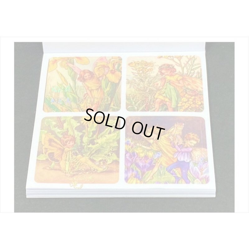 画像10: 箔押し☆和紙シール帳＊花の妖精＊カット入り＊柄違い＊20シート＊海外製