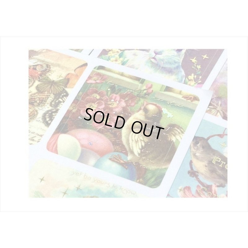 画像3: 箔押し☆和紙シール帳＊アニマル＊カット入り＊柄違い＊20シート＊海外製