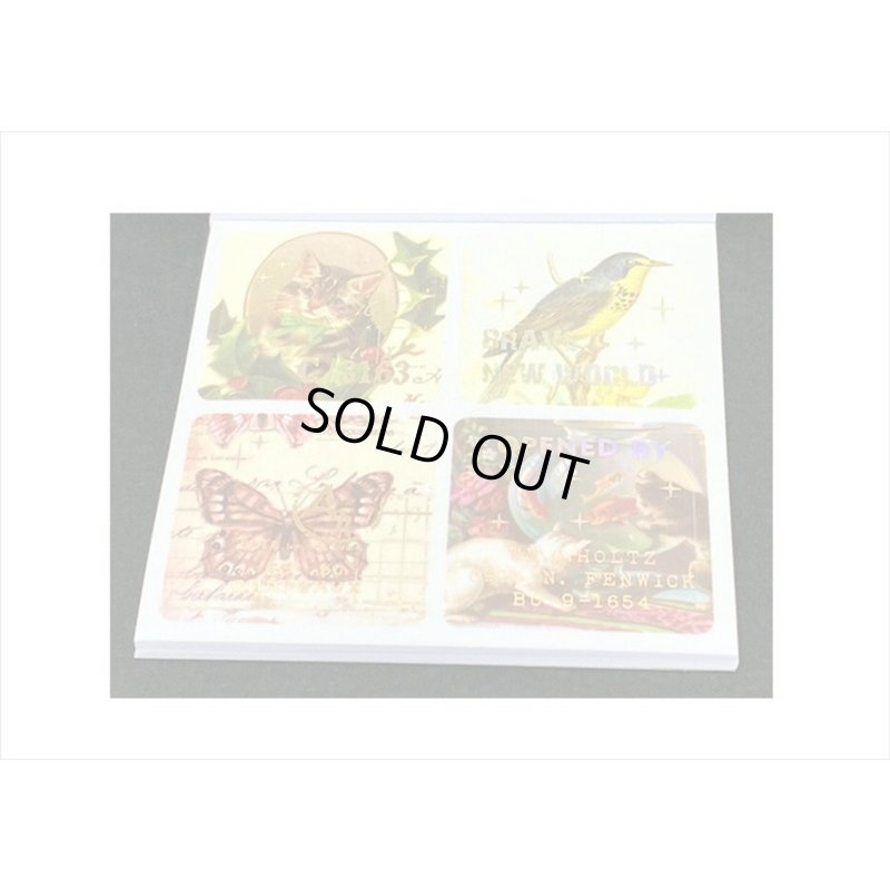 画像8: 箔押し☆和紙シール帳＊アニマル＊カット入り＊柄違い＊20シート＊海外製