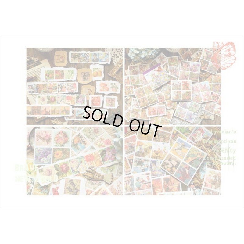 画像18: 箔押し☆和紙シール帳＊アニマル＊カット入り＊柄違い＊20シート＊海外製